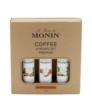 Monin Coffee Sirupsett, 3x50ml
