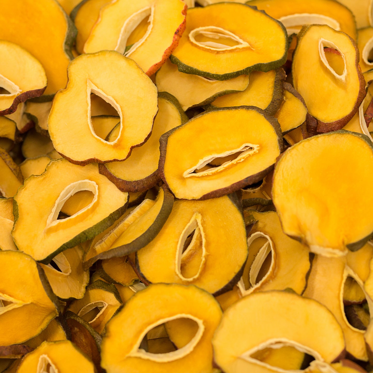 Tørkede skiver av mango